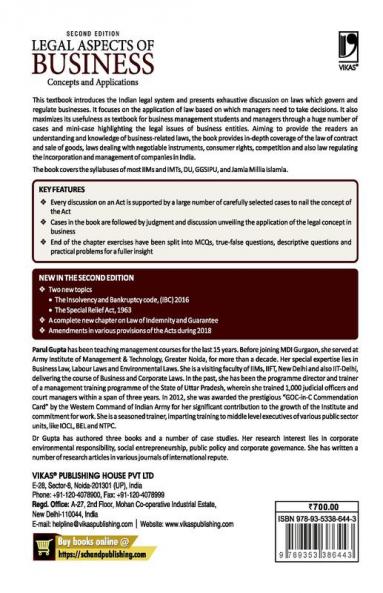 Legal Aspects of Business: Concepts & Ap