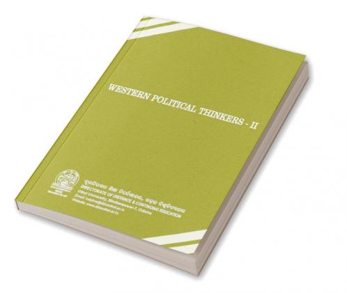 Western Political Thinkers - II (MA-Political Science) (2nd Semester) (English)