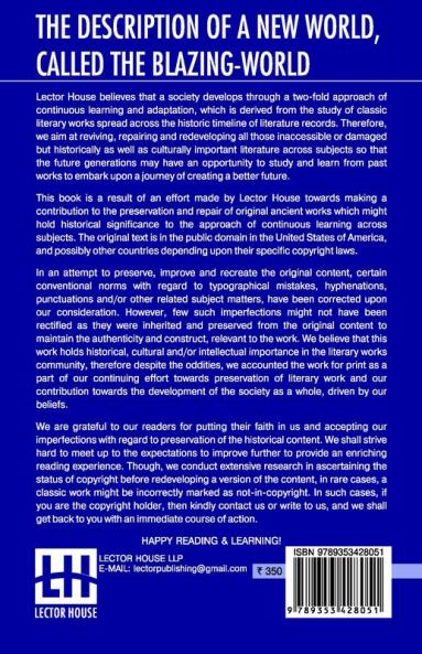 The Description Of A New World Called The Blazing-World