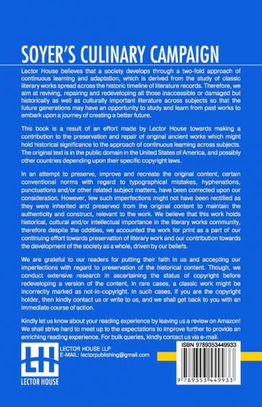 Soyer's Culinary Campaign