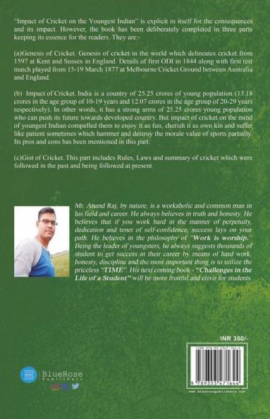Impact Of Cricket On The Youngest Indian
