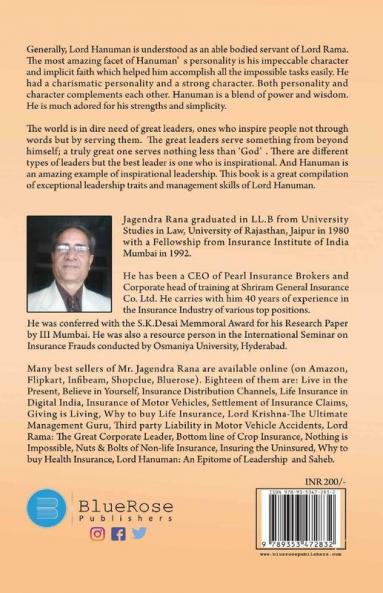 LORD HANUMAN: AN EPITOME OF LEADERSHIP