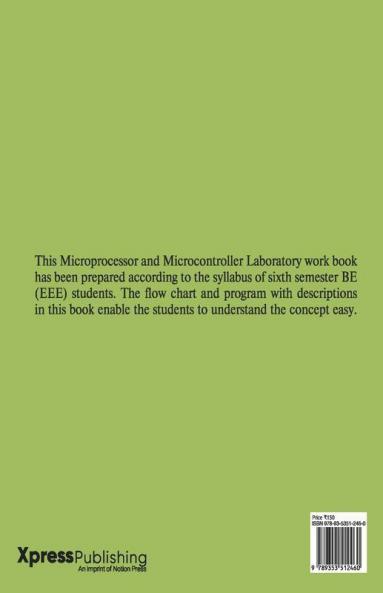 Professional Work Book On Microprocessor And Microcontroller