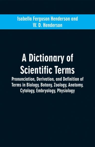 A Dictionary Of Scientific Terms
