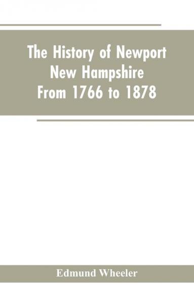 The History of Newport New Hampshire