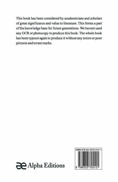 Lectures On The Ancient History Of India On The Period From 650 To 325 B. C. Delivered In February 1918