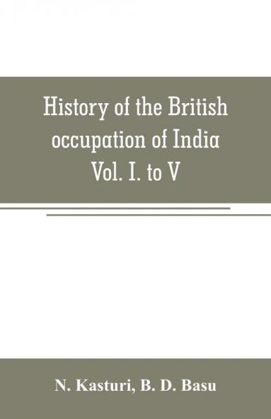 History of the British occupation of India