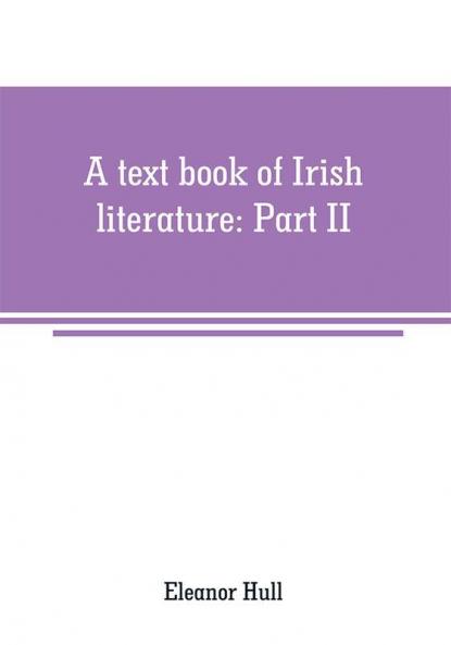 A text book of Irish literature