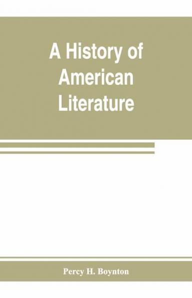 A History Of American Literature