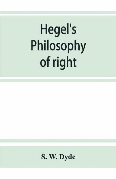 Hegel'S Philosophy Of Right