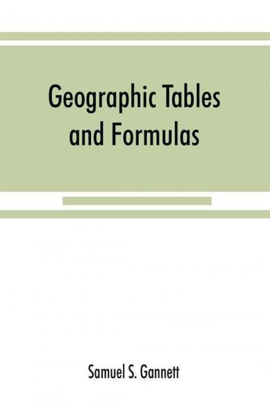 Geographic tables and formulas