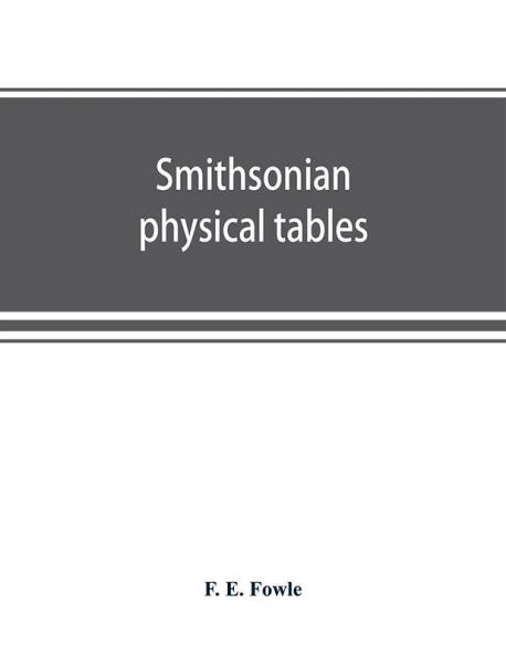Smithsonian physical tables