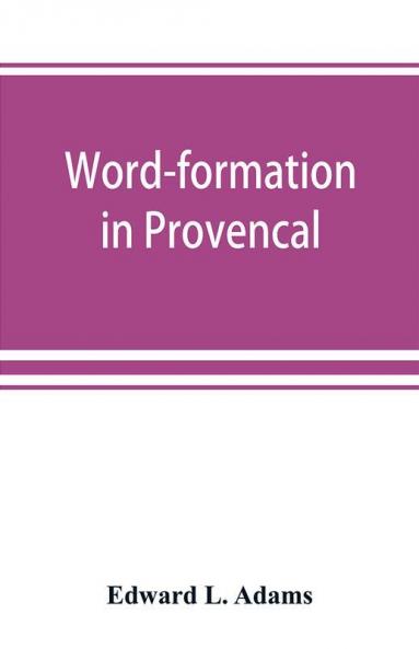 Word-formation in Provençal