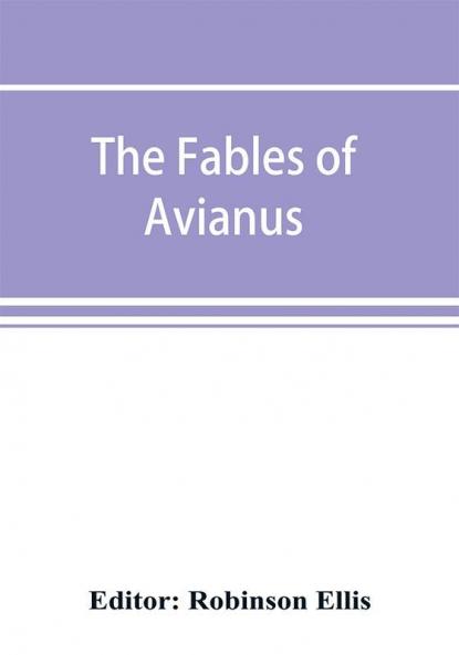 The fables of Avianus