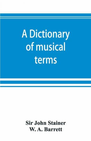 A Dictionary Of Musical Terms