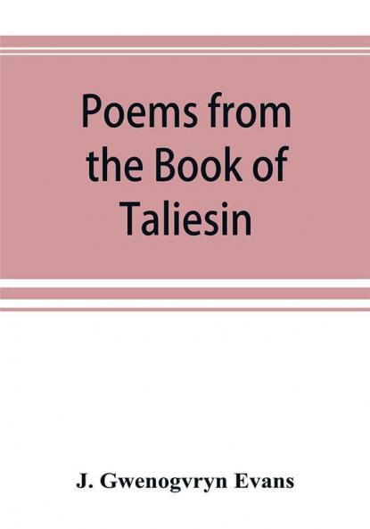 Poems from the Book of Taliesin