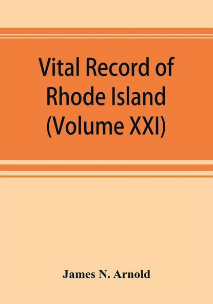Vital record of Rhode Island