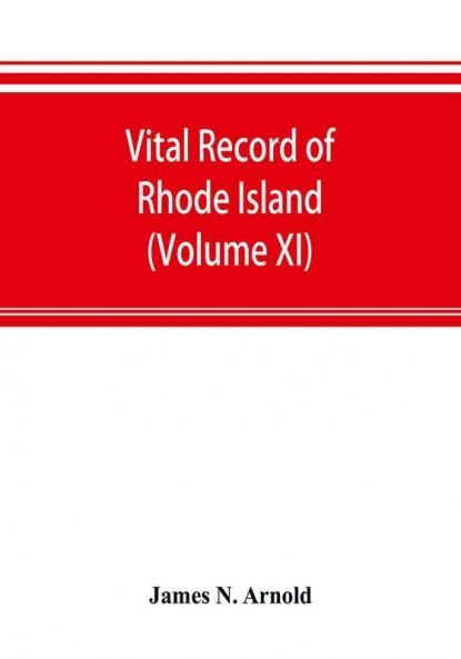 Vital record of Rhode Island