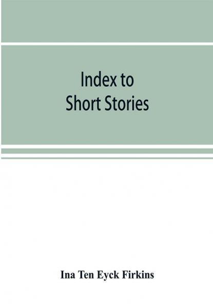 Index to short stories