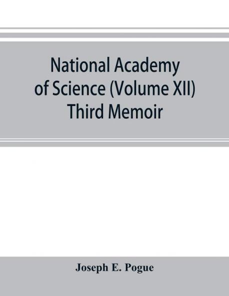 National academy of Science (Volume XII) Third Memoir ;The turquoise
