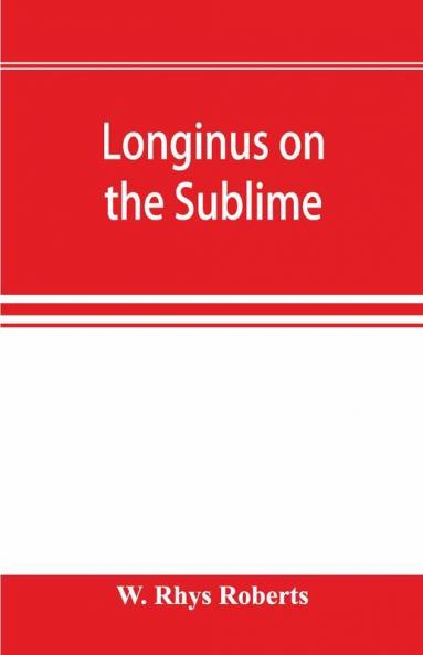 Longinus On The Sublime