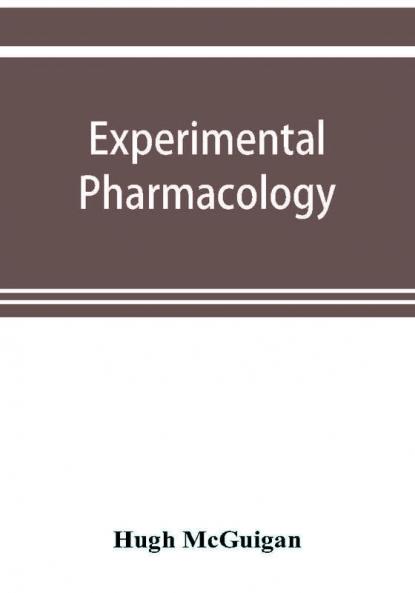Experimental pharmacology