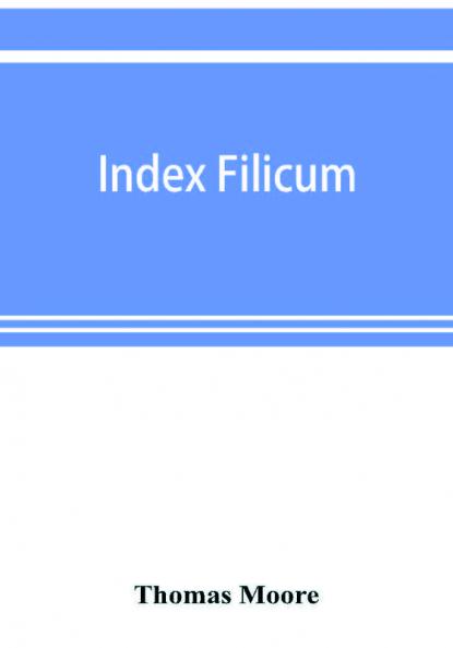 Index filicum