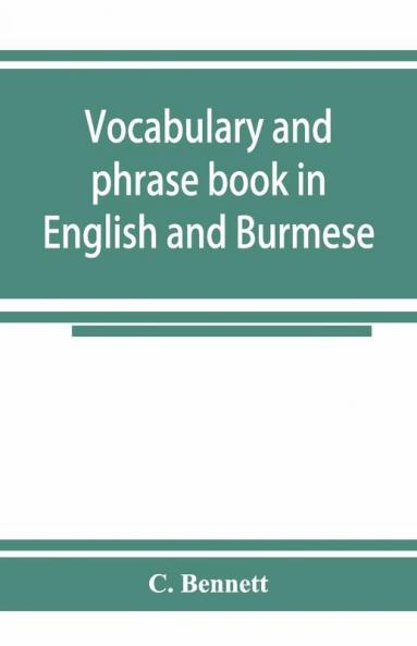 Vocabulary And Phrase Book In English And Burmese