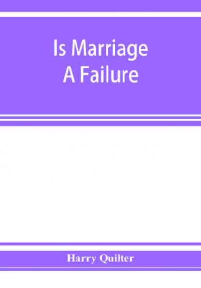 Is marriage a failure