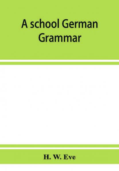 A school German grammar