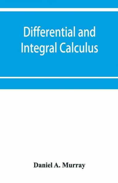 Differential And Integral Calculus