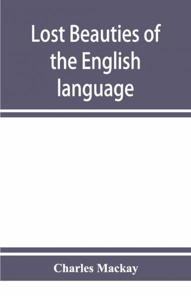 Lost beauties of the English language
