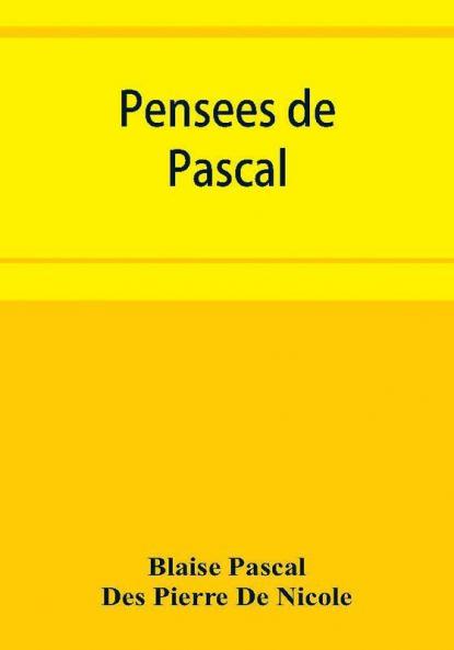 Pense��es de Pascal