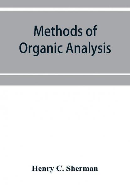 Methods of organic analysis