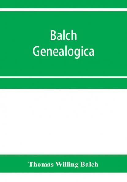 Balch Genealogica