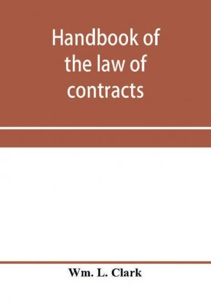 Handbook of the law of contracts