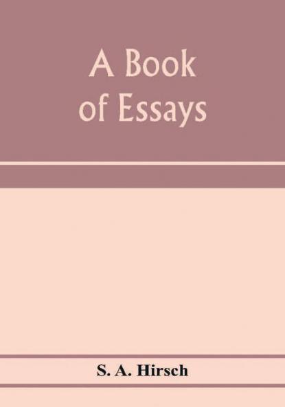 A book of essays