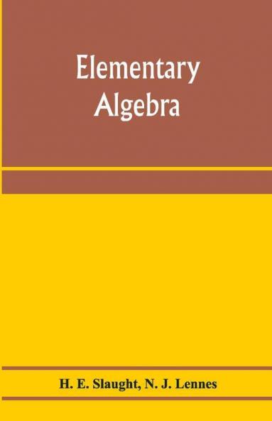 Elementary algebra