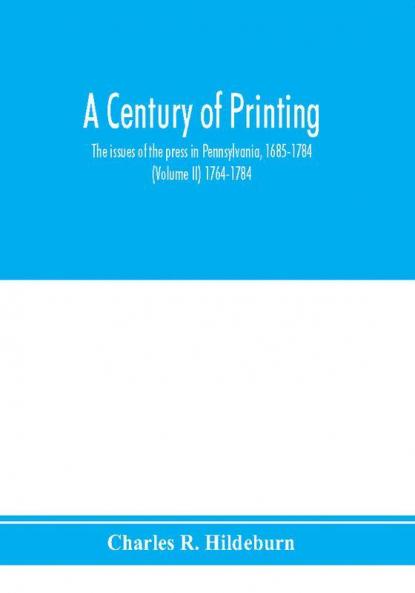 A century of printing