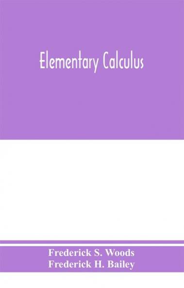 Elementary calculus