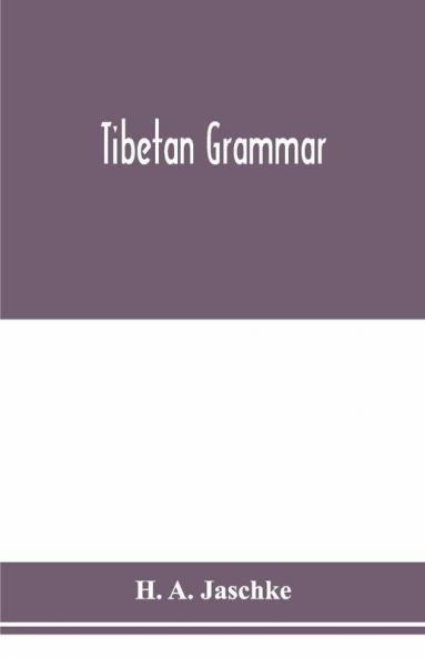 Tibetan grammar