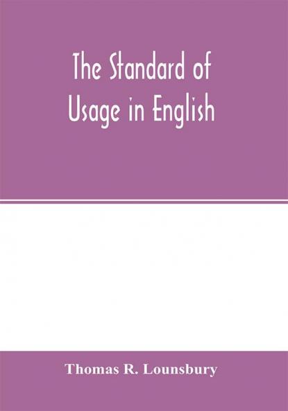 The standard of usage in English