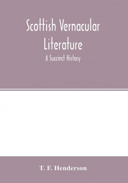 Scottish vernacular literature