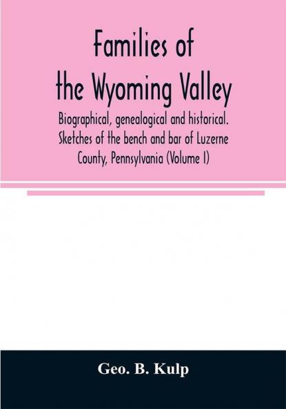 Families of the Wyoming Valley