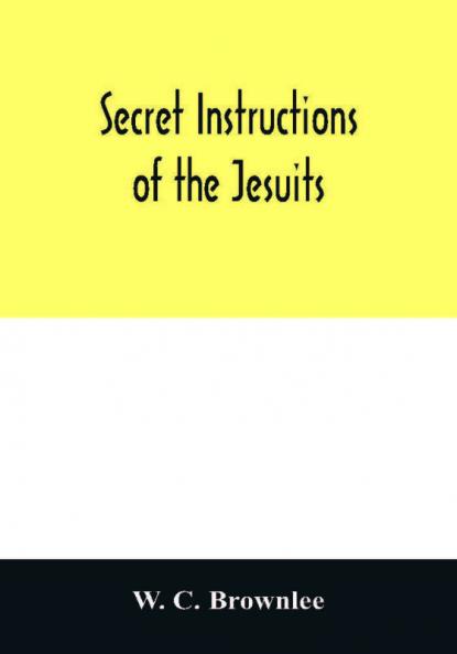 Secret instructions of the Jesuits