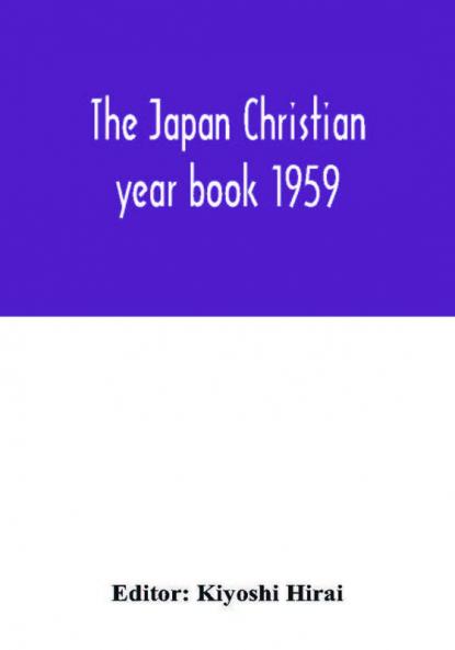 The Japan Christian year book 1959