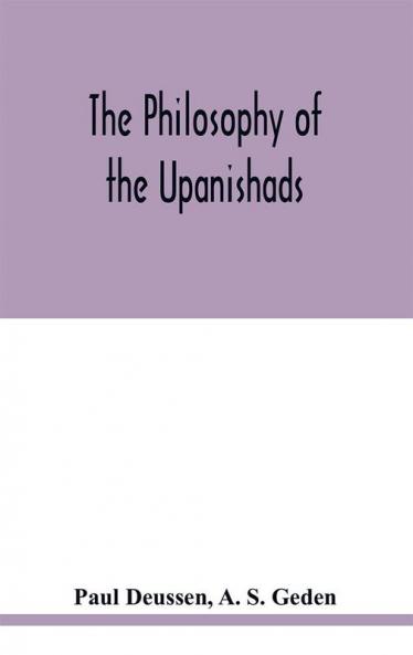 The philosophy of the Upanishads