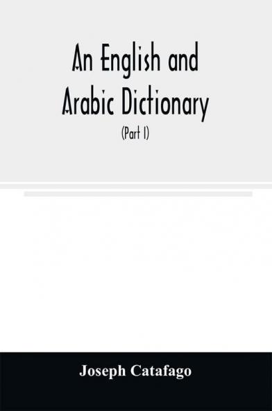 An English and Arabic dictionary