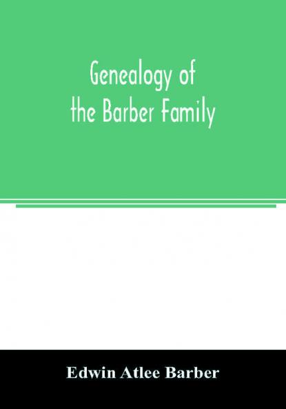 Genealogy of the Barber family