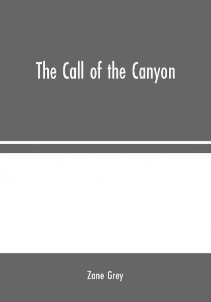 The Call of the Canyon